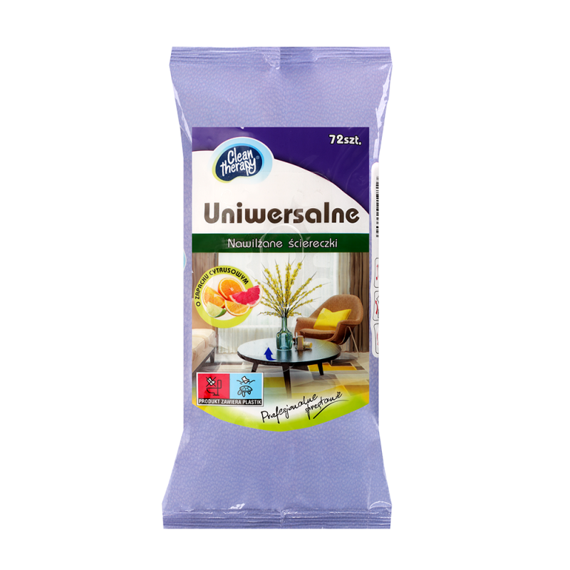 CT Nawilżane ściereczki uniwersalne 72 szt.* CT Nawilżane ściereczki uniwersalne 72 szt.*