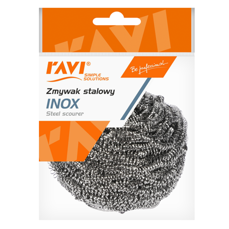 Zmywak stalowy INOX 1szt. 00506 Zmywak stalowy INOX 1szt. 00506