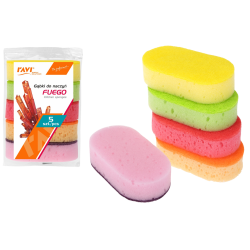 Gąbki do naczyń FUEGO 5 szt.00571