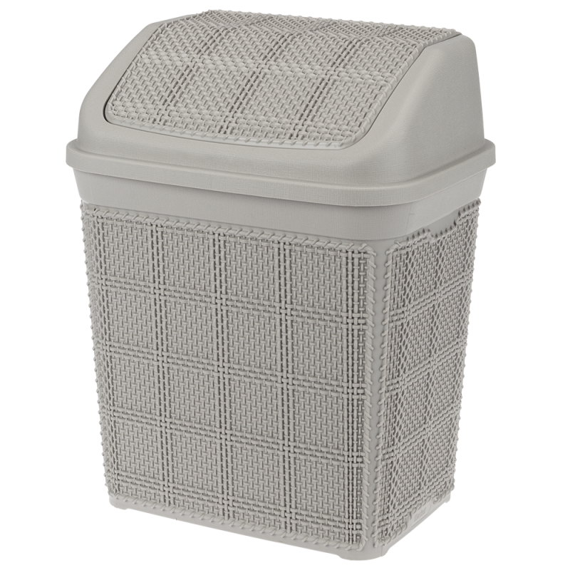 KOSZ UCHYLNY 6,5L CANVAS 26980 SZARY JASNY KOSZ UCHYLNY 6,5L CANVAS 26980 SZARY JASNY