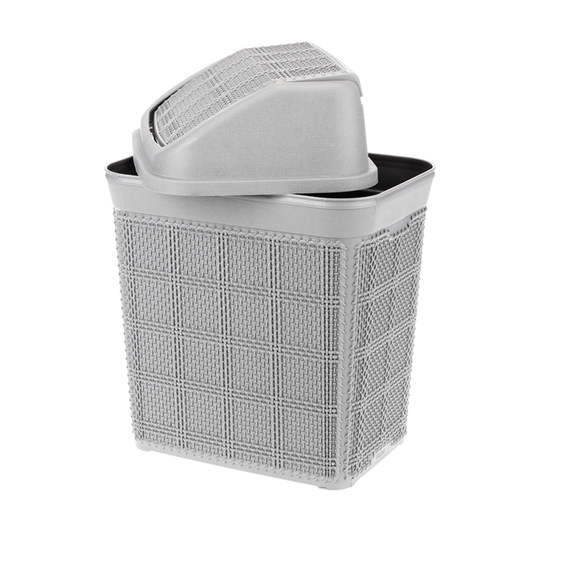 KOSZ UCHYLNY 6,5L CANVAS 26980 SZARY JASNY KOSZ UCHYLNY 6,5L CANVAS 26980 SZARY JASNY