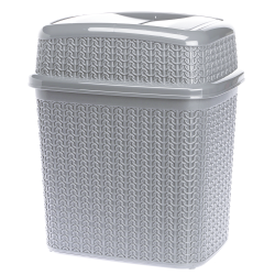 Kosz uchylny WILLOW 10l 22779 szary jasny