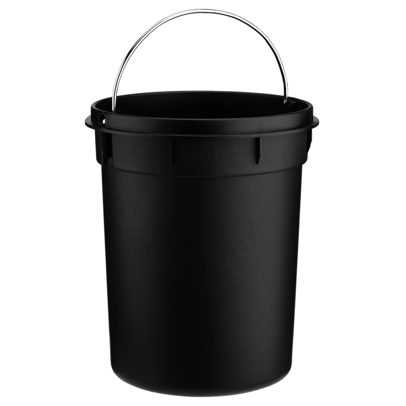 Kosz łazienkowy na śmieci okrągły BLACK/WHITE 3l 21705 czarny Kosz łazienkowy na śmieci okrągły BLACK/WHITE 3l 21705 czarny