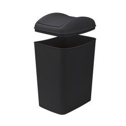 Kosz uchylny SLIM 5l 28315 czarny Kosz uchylny SLIM 5l 28315 czarny