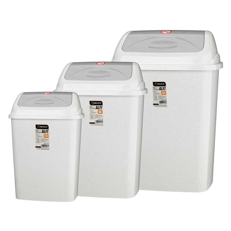 Kosz uchylny ALFI 7,5l 24210 marmur Kosz uchylny ALFI 7,5l 24210 marmur